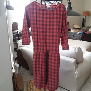 Gap drawstring waist dress